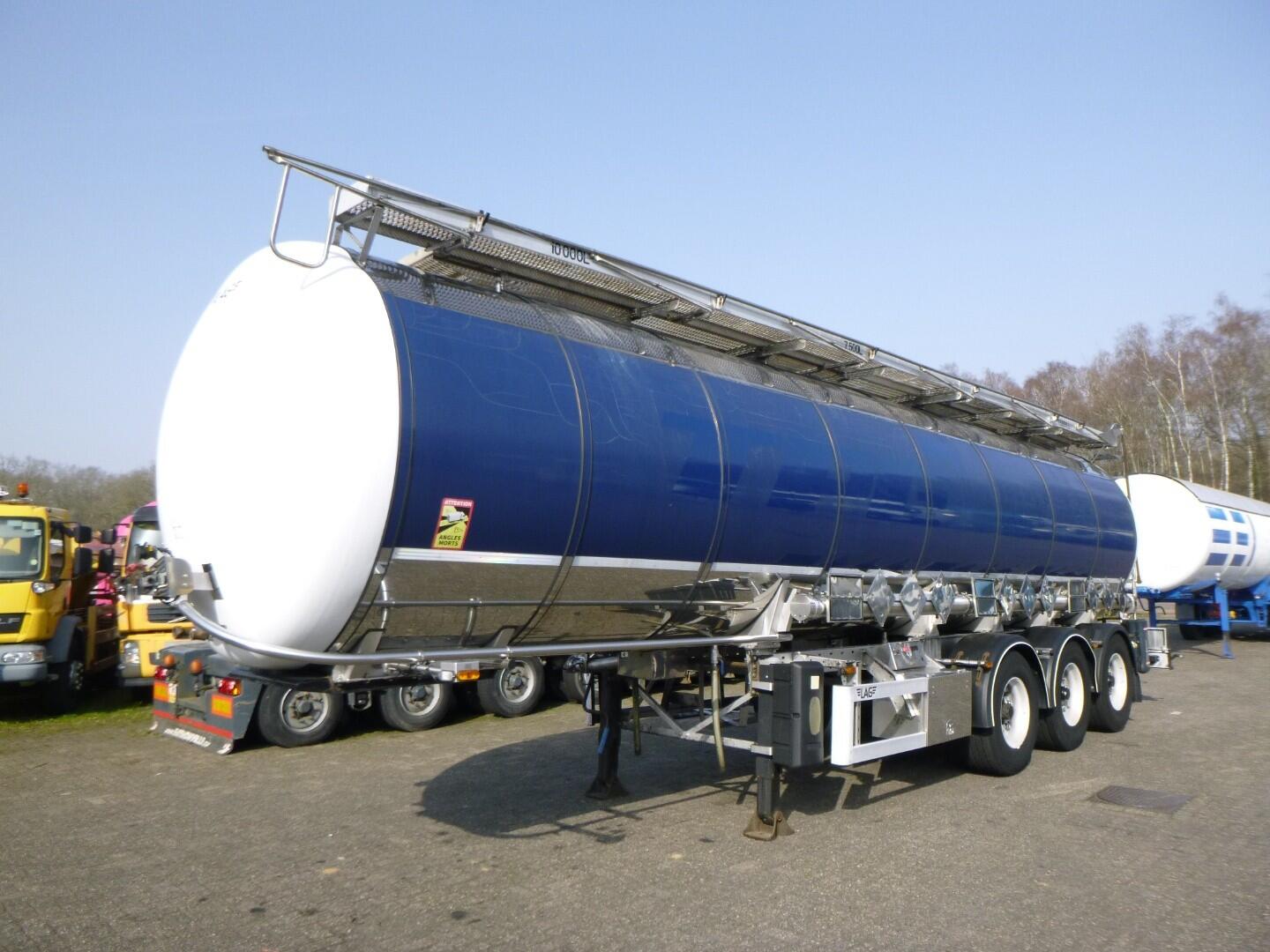 Burg Chemical tank inox L4BH 32.5 m3 / 3 comp | Tankoplegger | Tankoplegger Chemicaliën