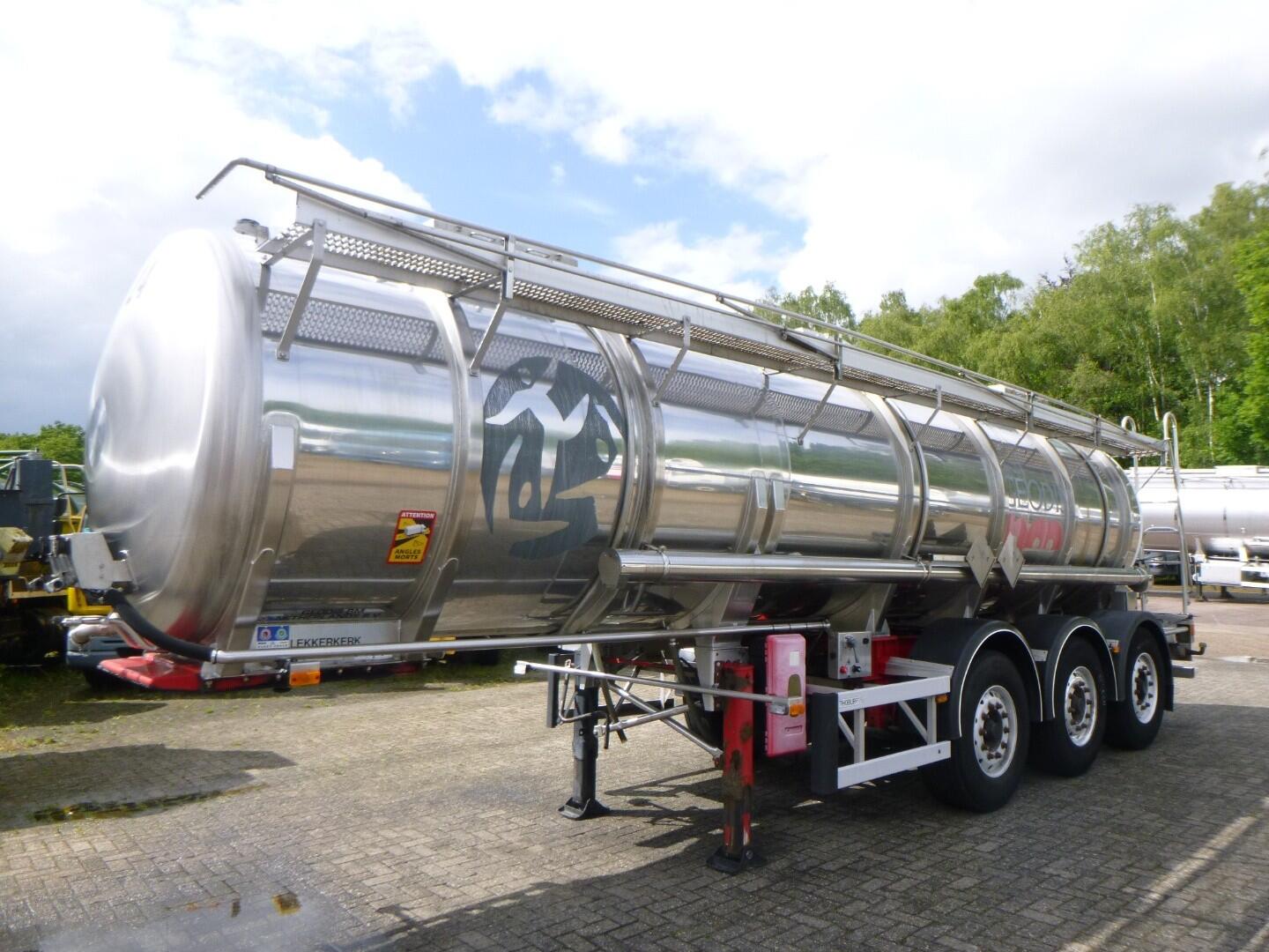 Burg Chemical tank inox L4BH 22.5 m3 / 1 comp | Tankoplegger | Tankoplegger Chemicaliën