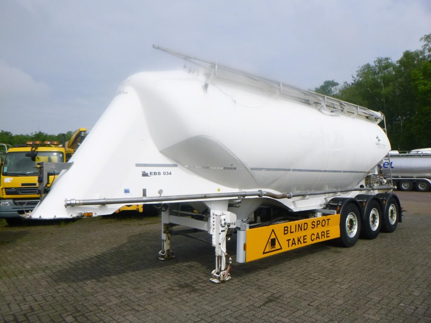 GS Powder tank alu 36 m3 / 1 comp | Tankoplegger | Tankoplegger Poeder / bulk