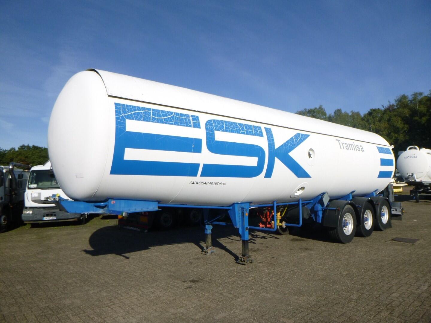 TCSA Gas tank steel 49.7 m3 / 1 comp | Tankoplegger | Tankoplegger Gas