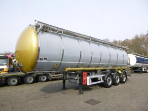 Van Hool Chemical tank inox L4BH 37.5 m3 / 1 comp