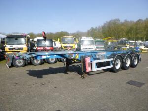 Fruehauf 3-axle container chassis 20,30ft + ADR