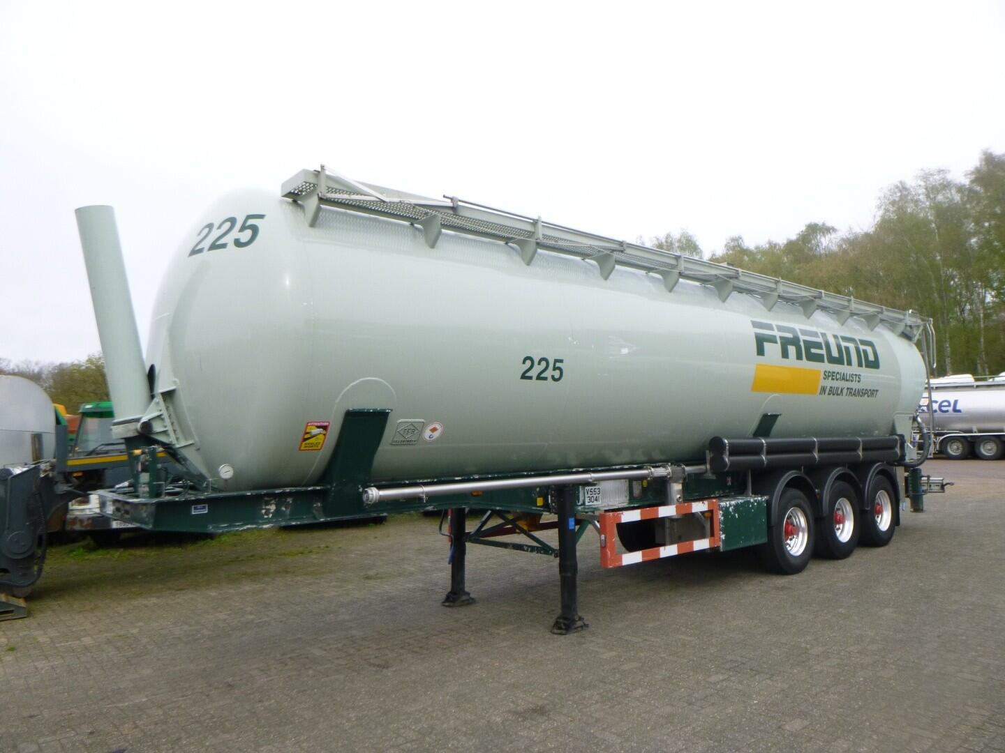 Feldbinder Powder tank alu 60 m3 (tipping) | Tankoplegger | Tankoplegger Poeder / bulk