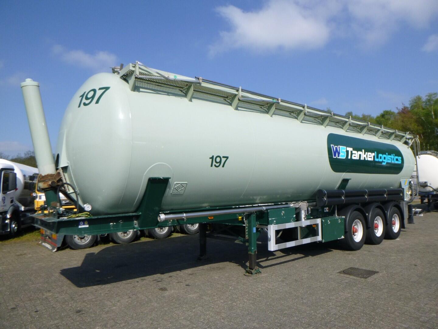 Feldbinder Powder tank alu 60 m3 (tipping) | Tankoplegger | Tankoplegger Poeder / bulk