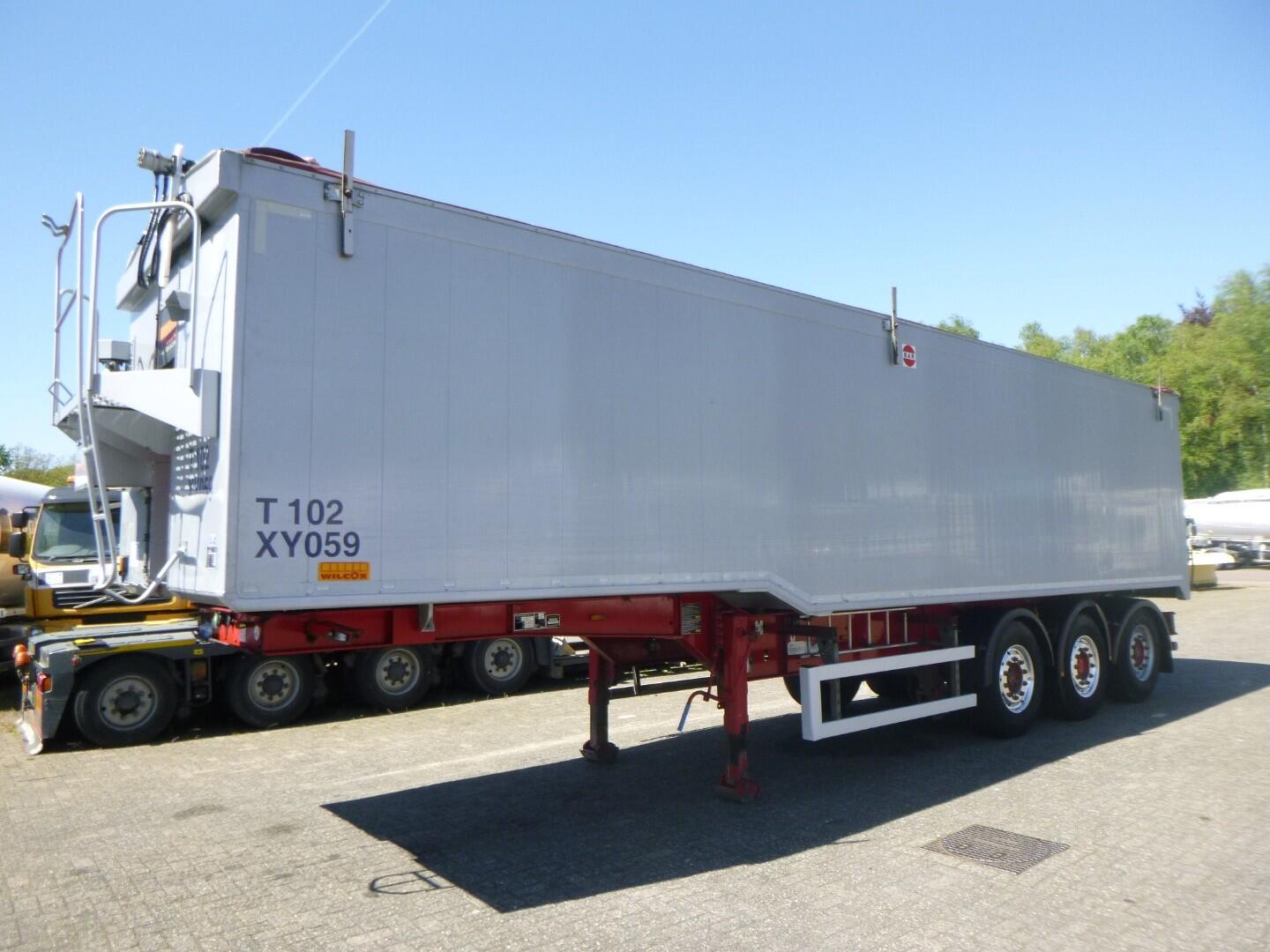 Wilcox Tipper trailer alu 55 m3 + tarpaulin | Oplegger | Kipper