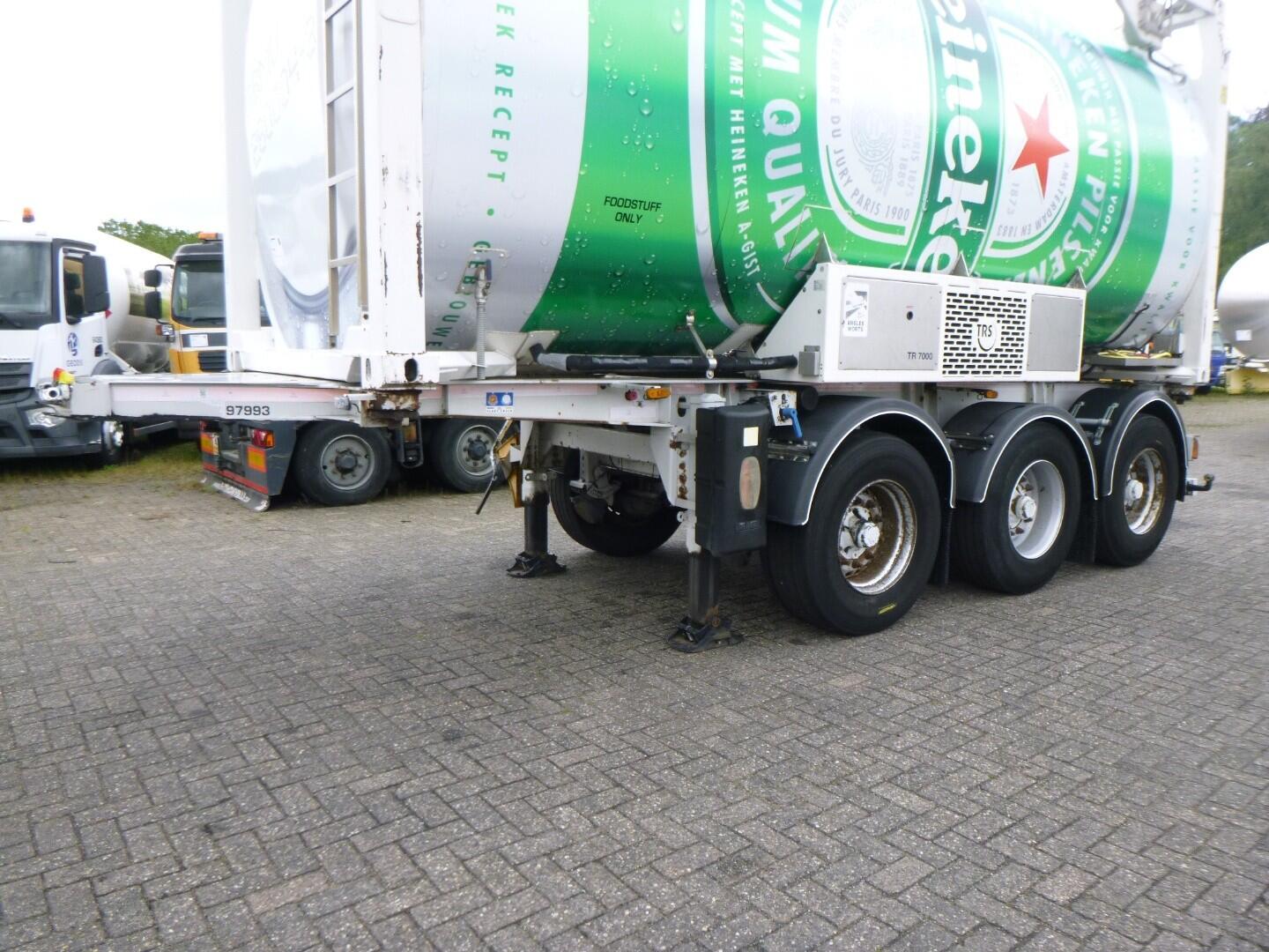 L.A.G. 3-axle tank container trailer 20 ft | Oplegger | Containertransport