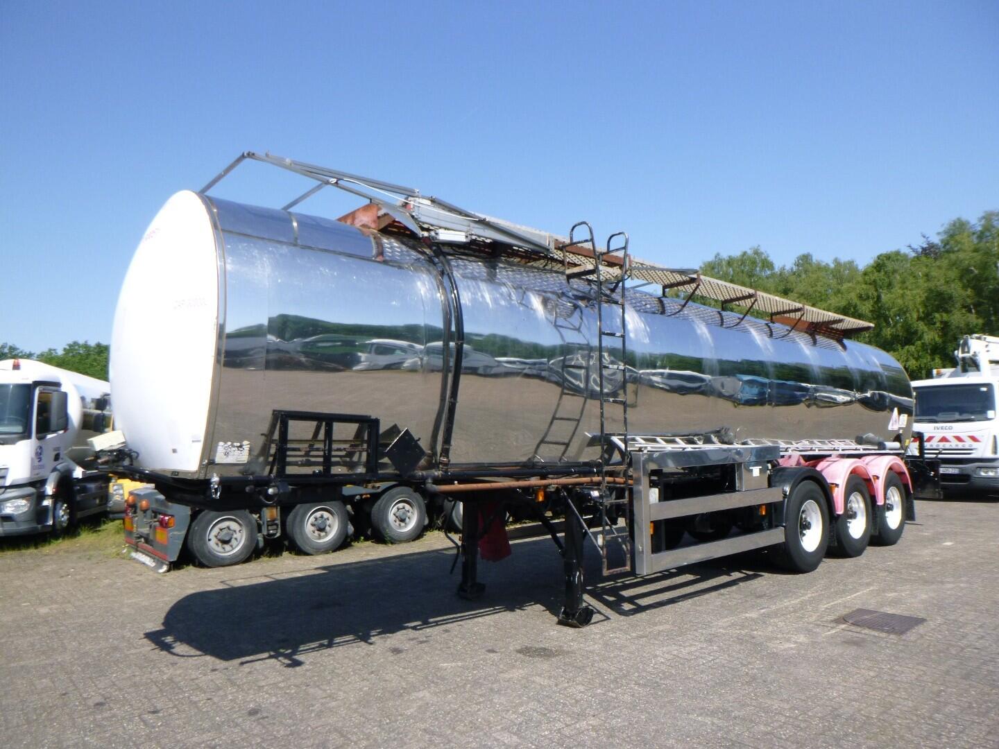 Crane Fruehauf Bitumen tank inox 29.9 m3 / 1 comp | Tankoplegger | Tankoplegger Bitumen