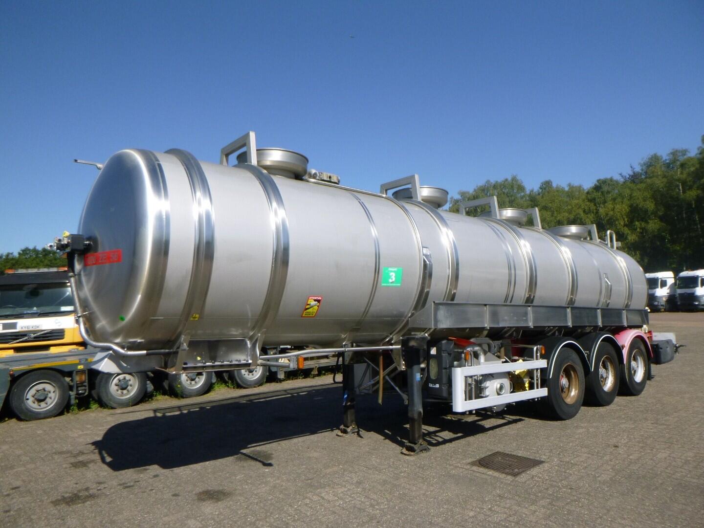 Magyar Vacuum tank inox 30 m3 / 1 comp + vac pump | Tankoplegger | Tankoplegger Vacuum