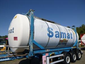 Van Hool Chemical tank container inox 20 ft / 31 m3 / 1 comp