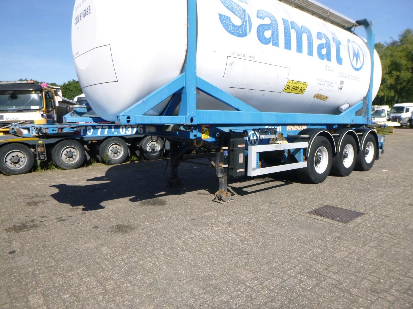 Fruehauf 3-axle container chassis 20,30ft + ADR | Oplegger | Containertransport