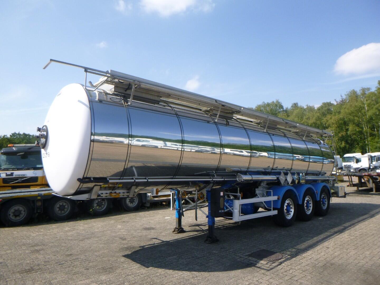 Magyar Chemical tank inox L4BH 30 m3 / 1 comp | Tankoplegger | Tankoplegger Chemicaliën
